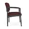 Lesro Lenox Steel Wide Guest Chair Metal Frame, Charcoal, RF Nebbiolo Upholstery LS1201 - alternate 2